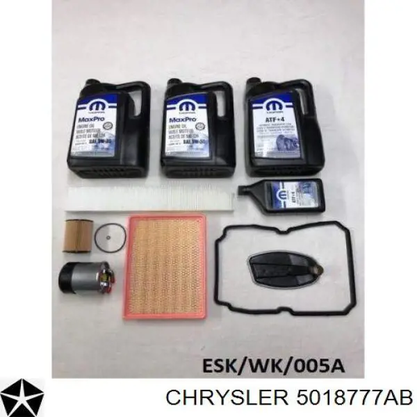 Купить 5018777AB Chrysler Автомобильный фильтр воздуха