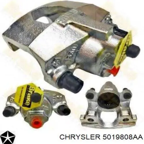 5019808AA Chrysler Суппорт тормозной задний