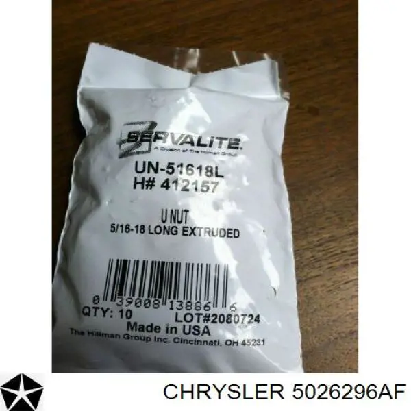  Chrysler 5026296AF цена, от 75.93 USD