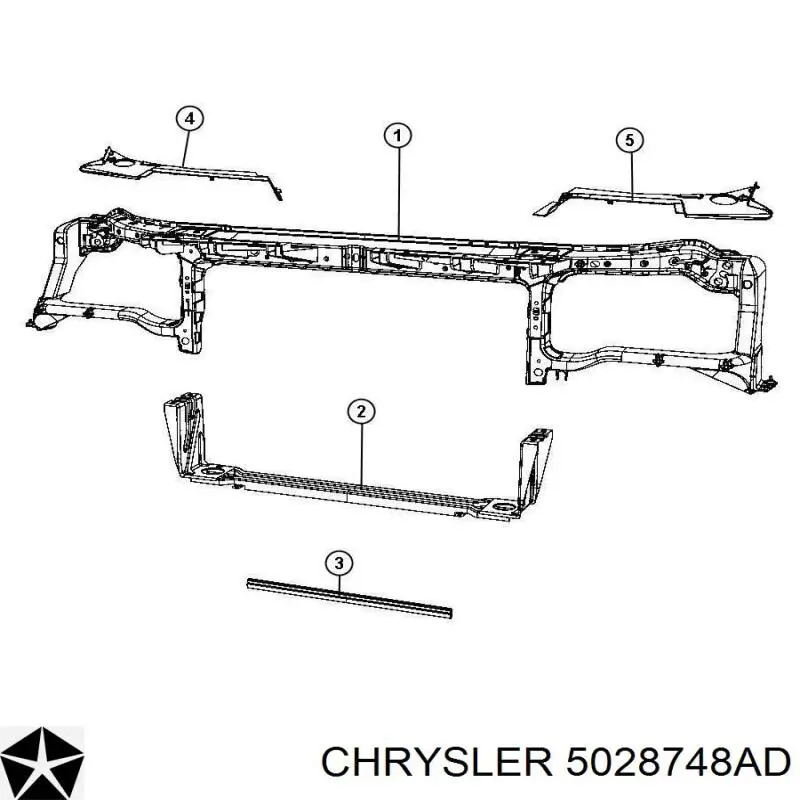  Chrysler 5028748AD цена, от 28.50 USD