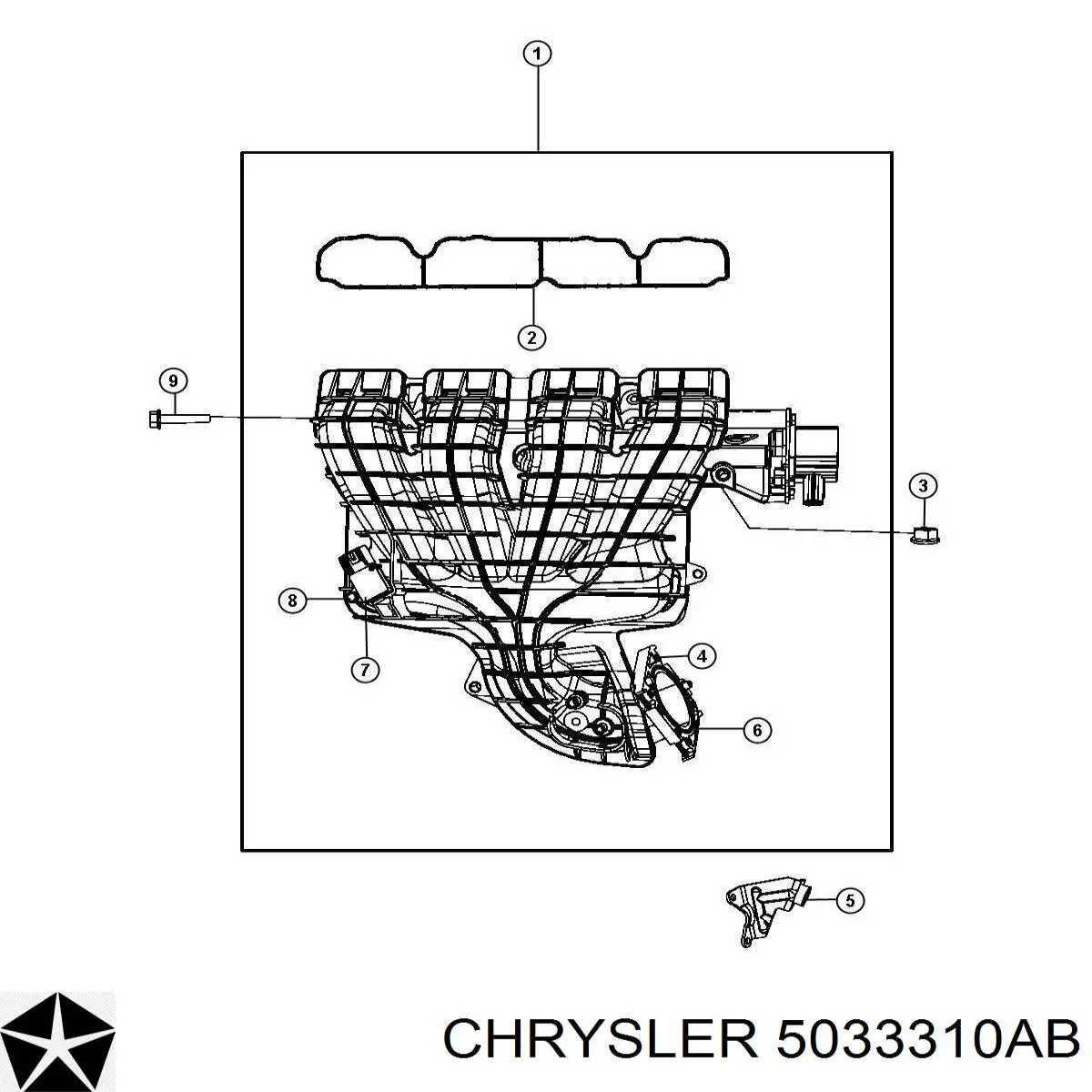 ДаД Chrysler 5033310AB