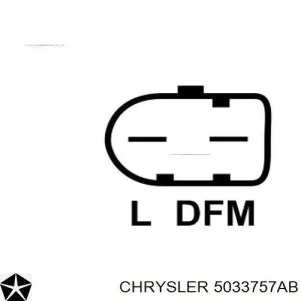 Купить 5033757AB Chrysler Генератор