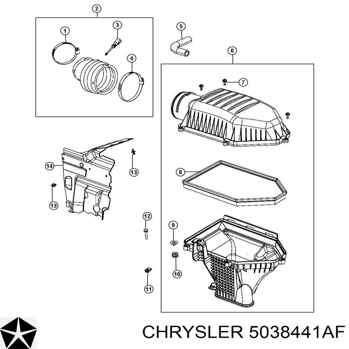  5038441AF Chrysler