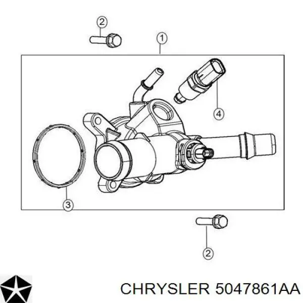 5047861AA Chrysler термостат