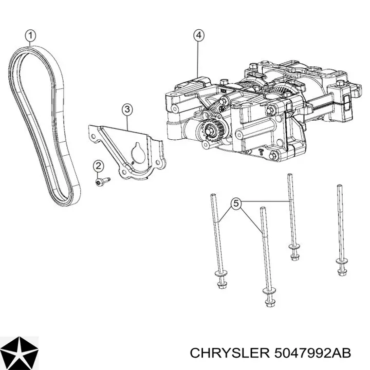 Балансировочный вал 5047992AB Chrysler