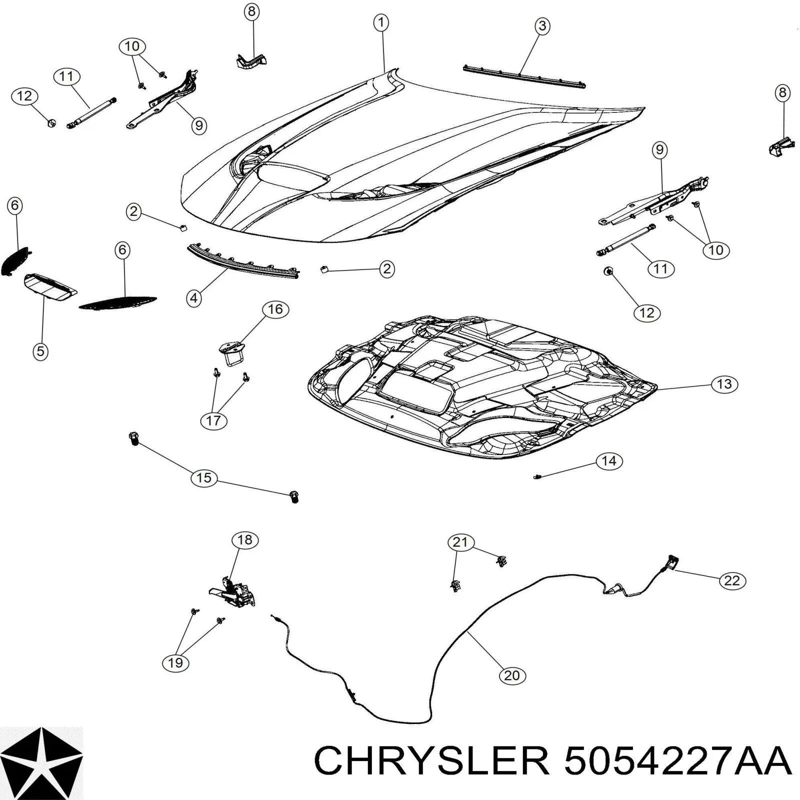  5054227AA Chrysler