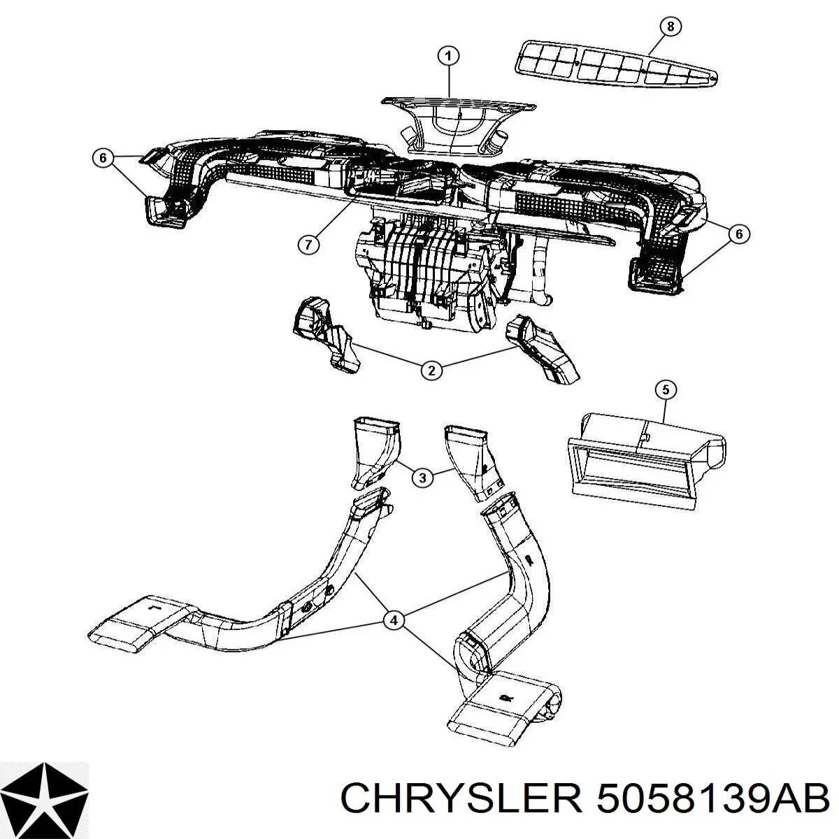  K05058139AB Fiat/Alfa/Lancia