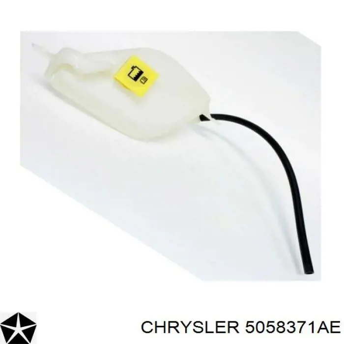 Бачок системы охлаждения двигателя расширительный Chrysler 05058371AE цена, от 38.39 USD