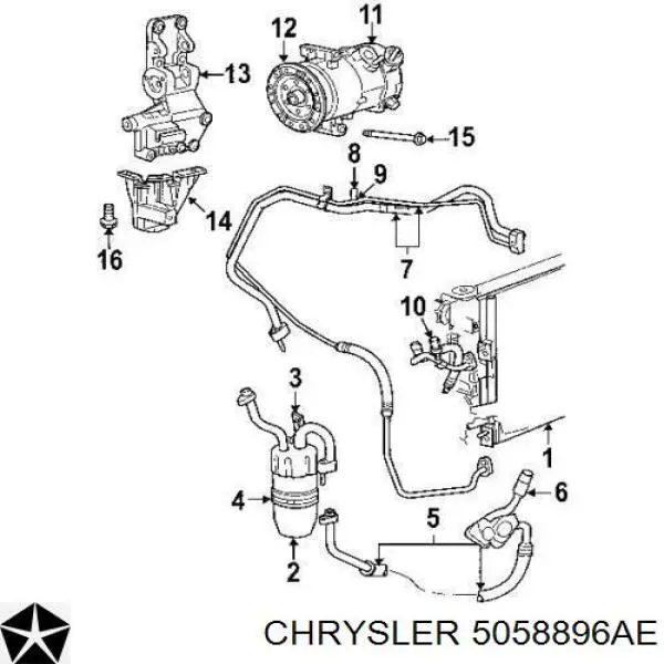 Купить 5058896AF Chrysler 