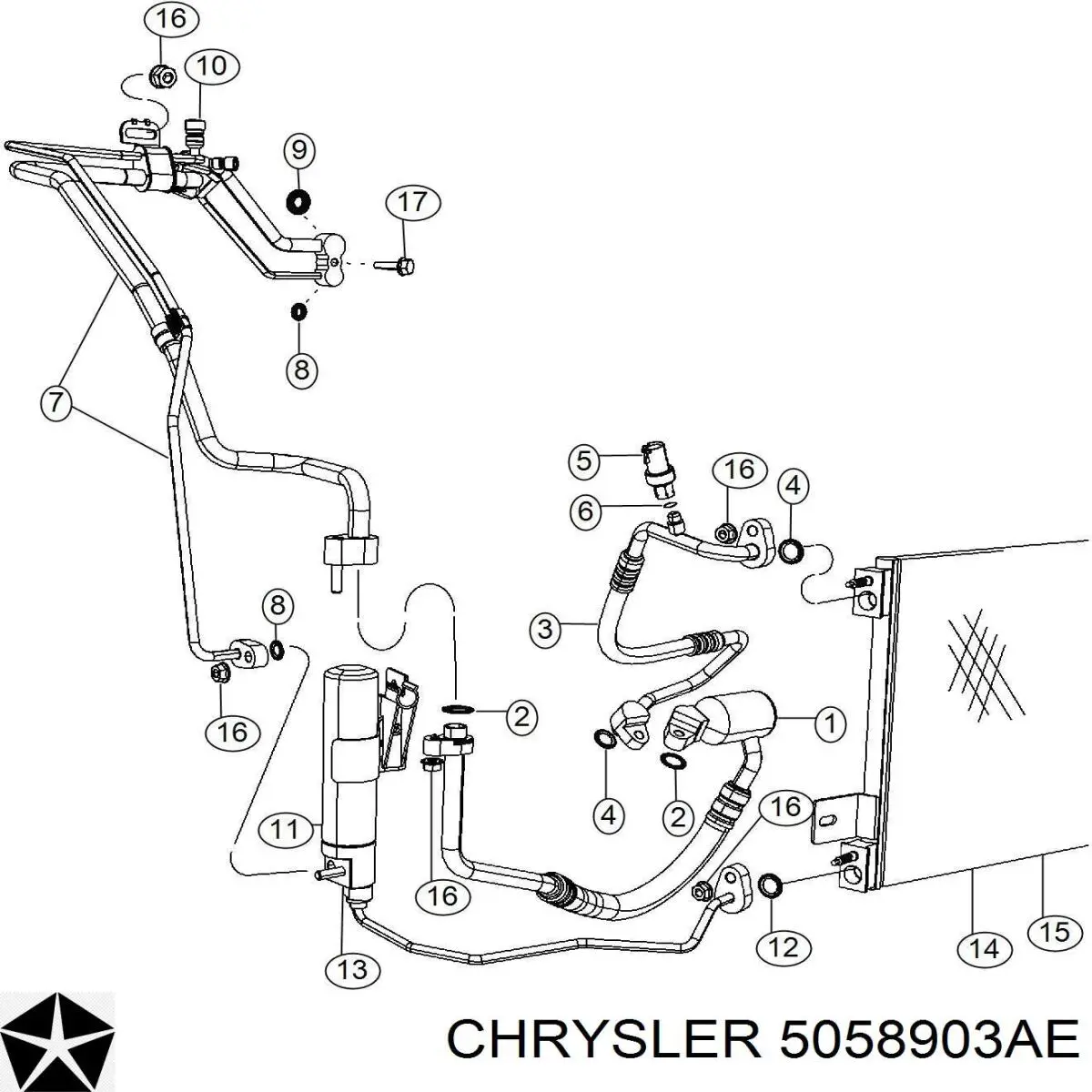 K05058903AE Fiat/Alfa/Lancia 