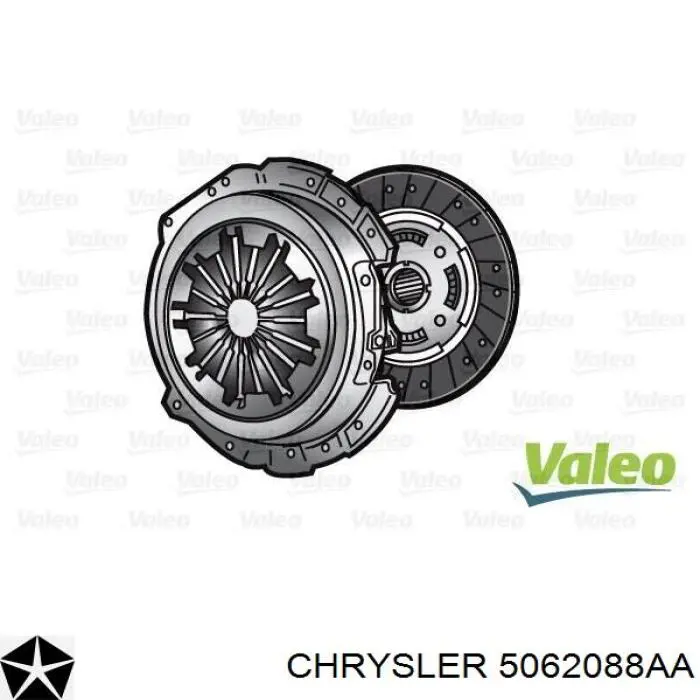 5062088AA CHRYSLER Embrague original y equivalente