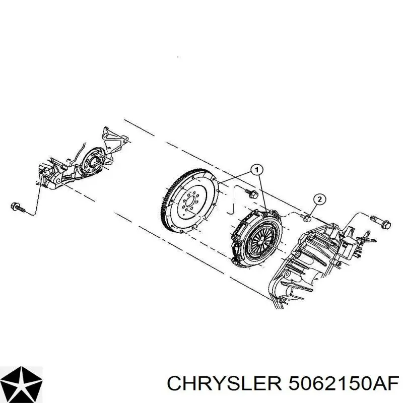 5062150AF Chrysler сцепление