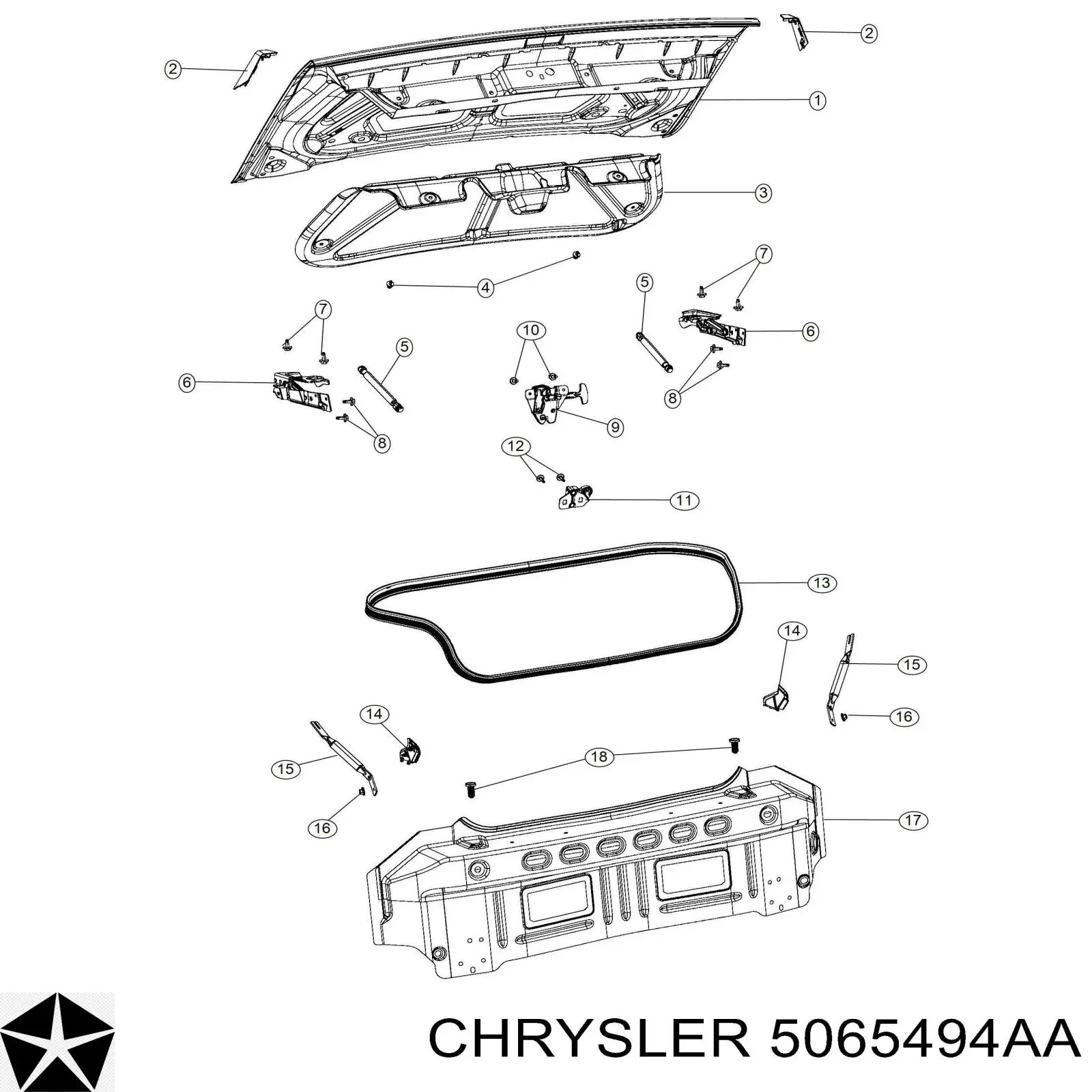 5065494AA Chrysler 