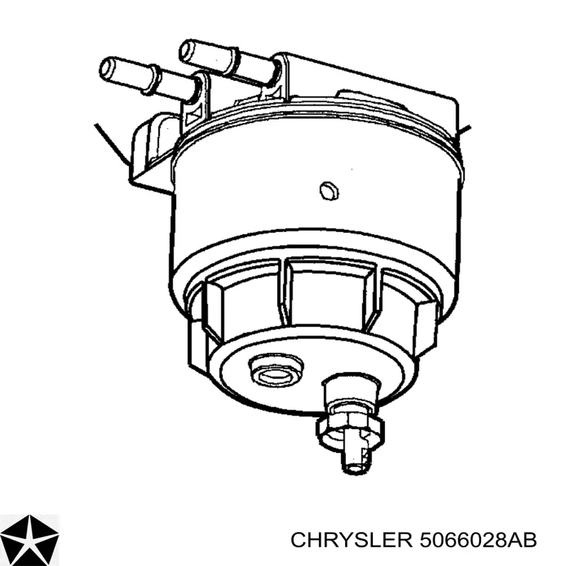 05066028AA Chrysler элемент-турбинка топливного насоса