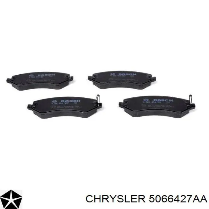 Передние тормозные колодки 5066427AA Chrysler