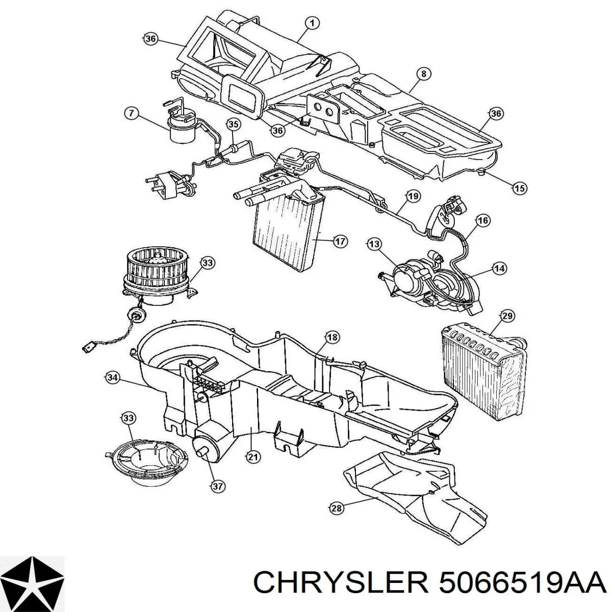  K05066519AA Fiat/Alfa/Lancia