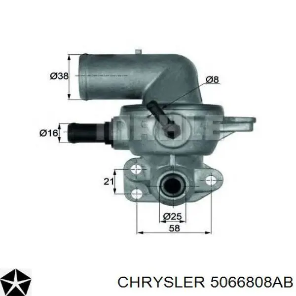 Купить 5066808AB Chrysler Автомобильный термостат