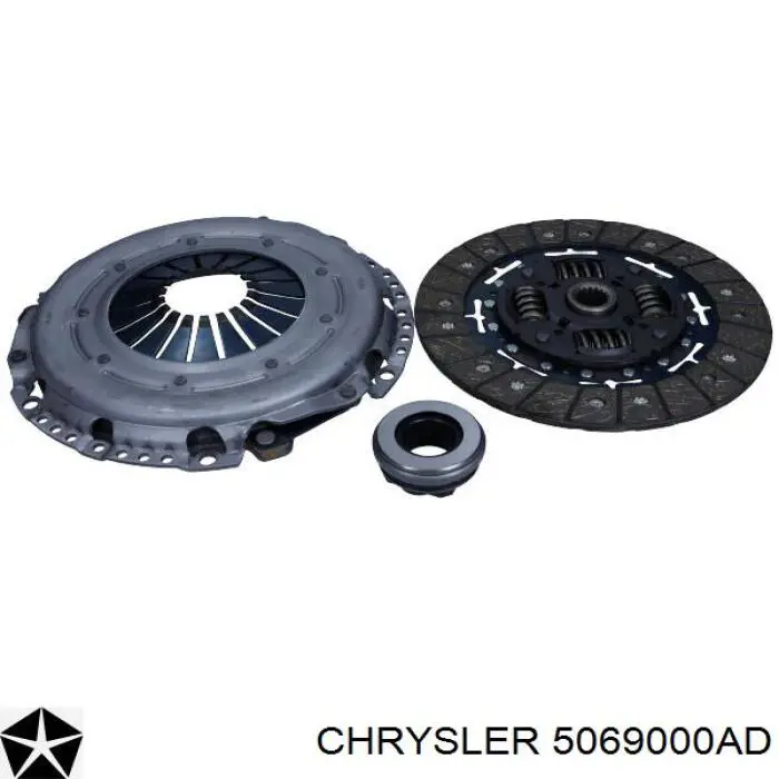 Комплект сцепления (3 части) Chrysler 5069000AD цена, от 122.59 USD