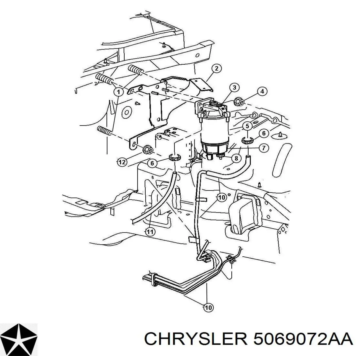 5069072AA Chrysler 