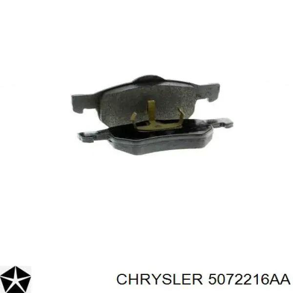 Тормозные колодки Chrysler 5072216AA