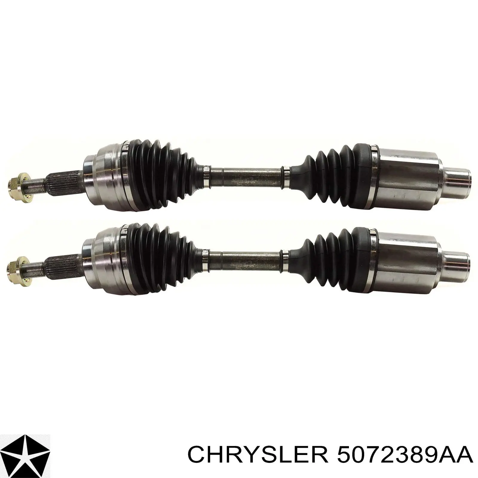 5072389AB Chrysler Ось передняя в сборе