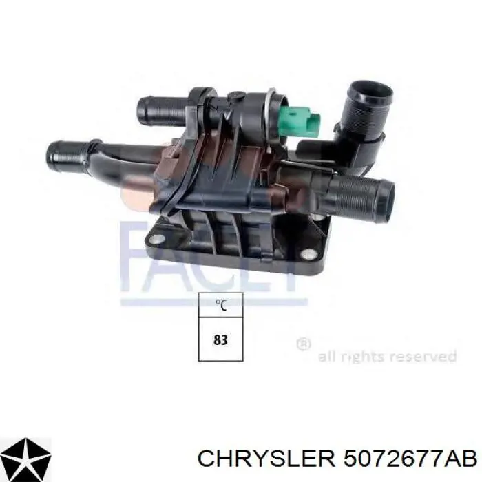 Купить 5072677AB Chrysler Прокладка ГБЦ