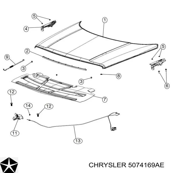  Chrysler 5074169AE цена, от 9.09 USD