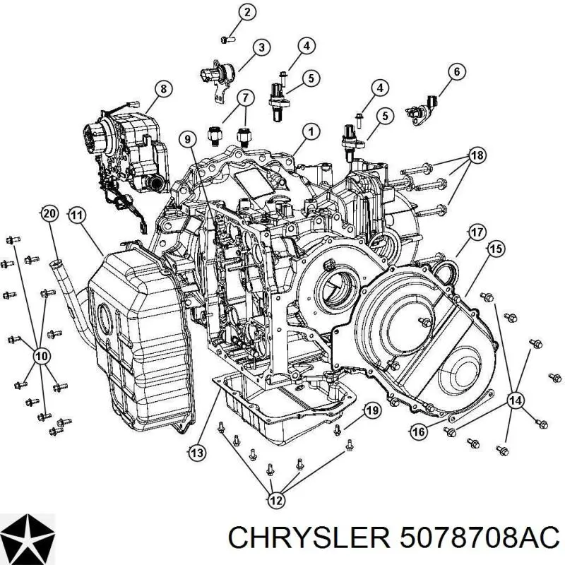 K05078708AA Fiat/Alfa/Lancia 