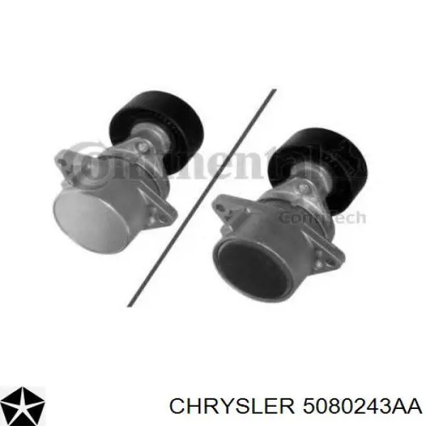 Роликовий модуль натяжителя ремня Chrysler 5080243AA цена, от 23.75 USD