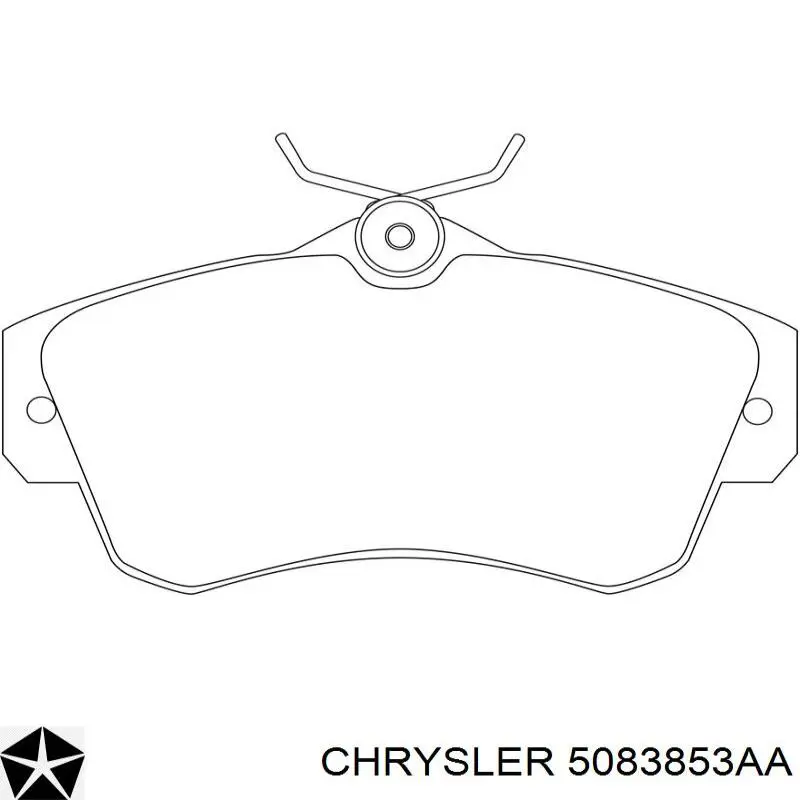 Колодки Chrysler 5083853AA цена, от 30.49 USD