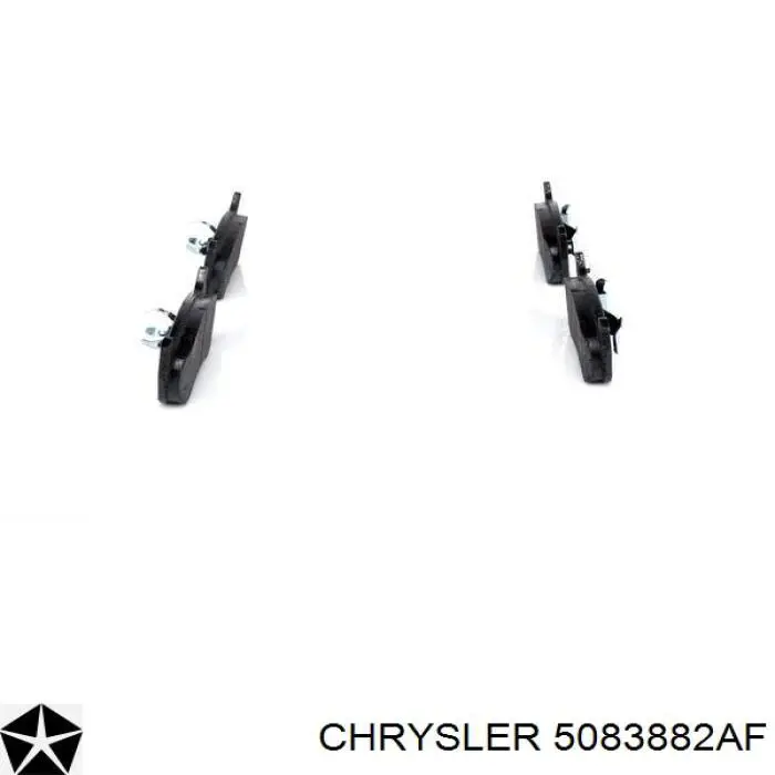 Купить 5083882AF Chrysler Колодки тормозные задние, дисковые