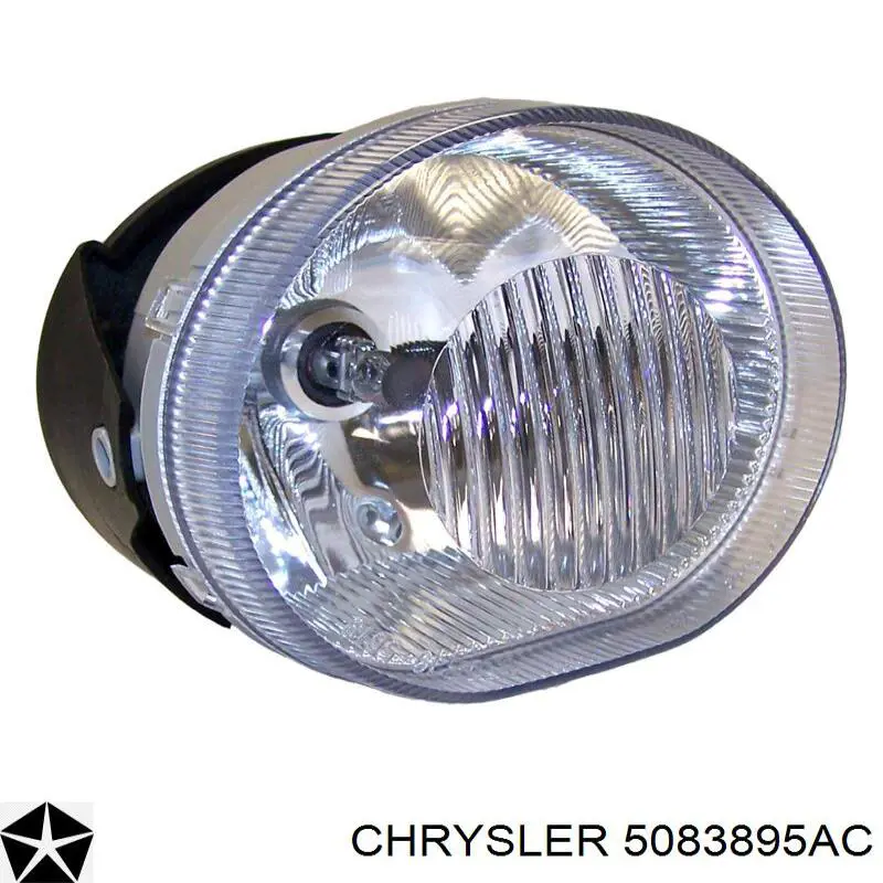 Фара противотуманная левая 5083895AC Chrysler