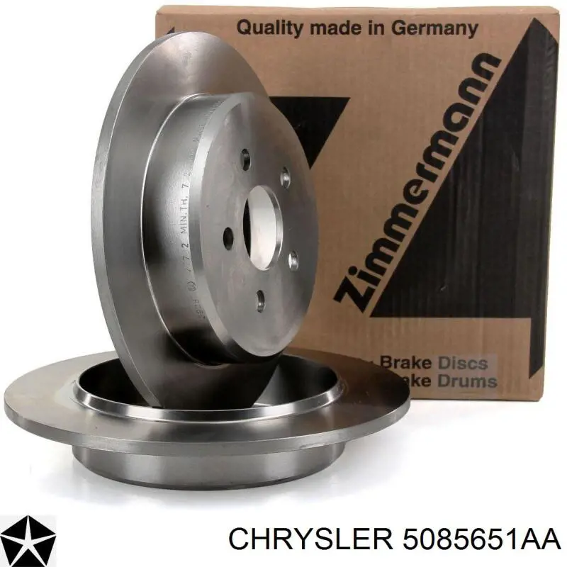 Задний дисковый тормоз Chrysler 5085651AA