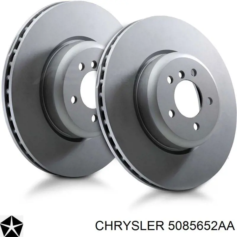 Тормозные диски 5085652AA Chrysler