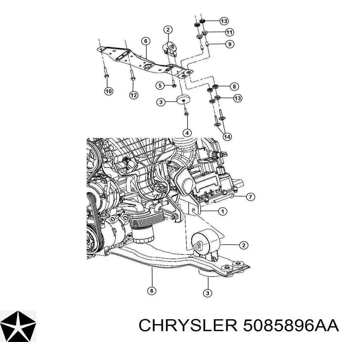 5085896AA Chrysler 