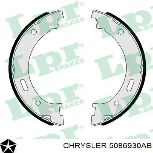Тормозные колодки стояночного тормоза Chrysler 5086930AB цена, от 29.81 USD