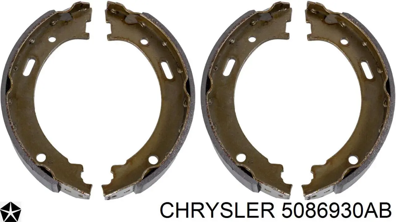 Колодки ручника 5086930AB Chrysler