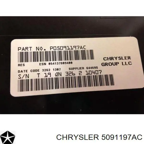 Магнитола (радио AM/FM) Chrysler 5091197AC цена, от 12.67 USD