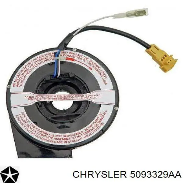 5093329AA Chrysler кольцо airbag контактное, шлейф руля