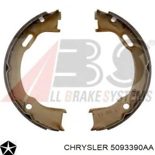 Колодки ручника 5093390AA Chrysler