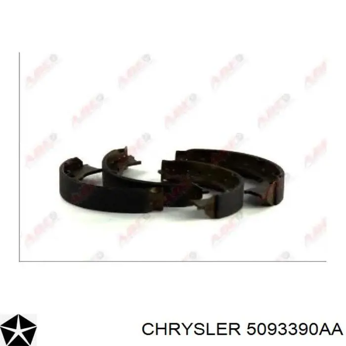 Тормозные колодки стояночного тормоза Chrysler 5093390AA цена, от 19.80 USD
