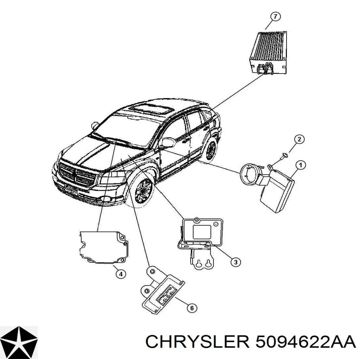  5094622AA Chrysler