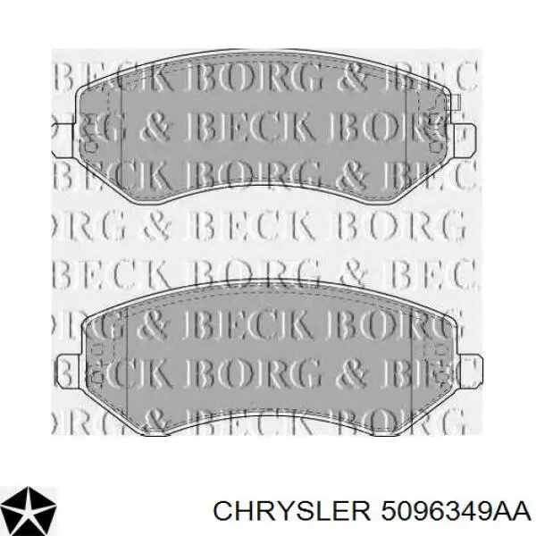 Колодки Chrysler 5096349AA цена, от 28.22 USD