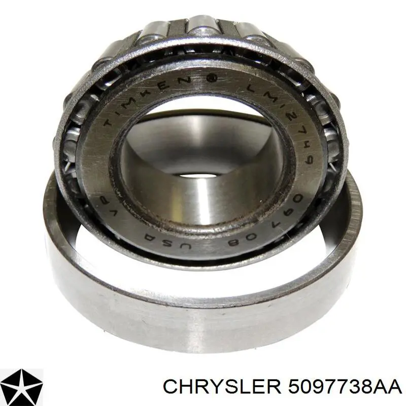 Подшипник ступицы передней наружный 05143129AA Chrysler