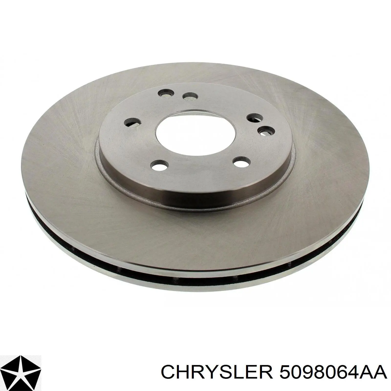 5098064AA Chrysler Диск тормозной передний