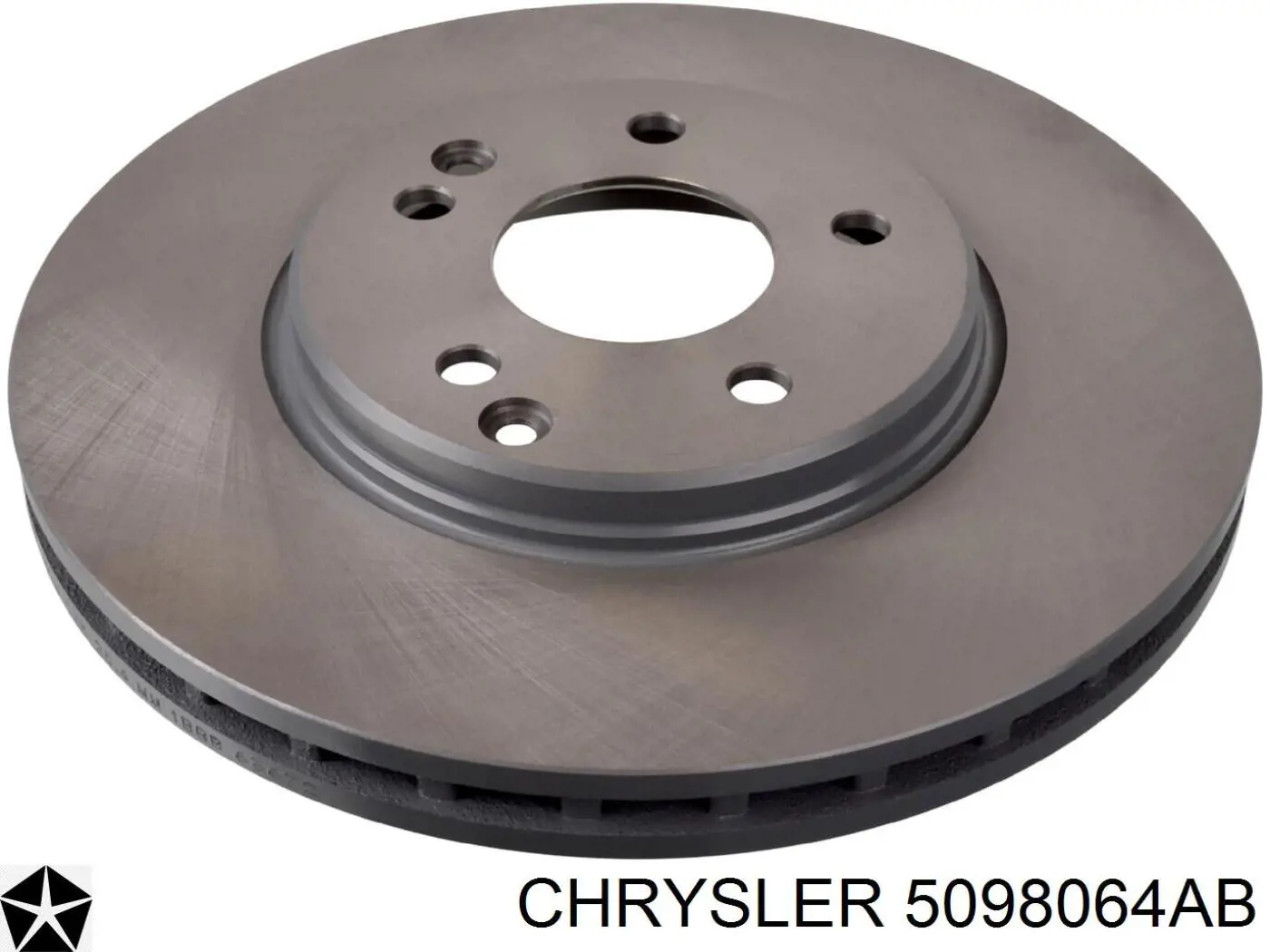 5098064AB Chrysler диск тормозной передний