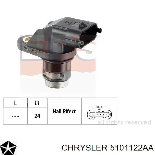 5101122AA Chrysler датчик положения распредвала