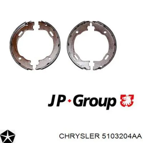 Колодки стояночного тормоза Chrysler 5103204AA