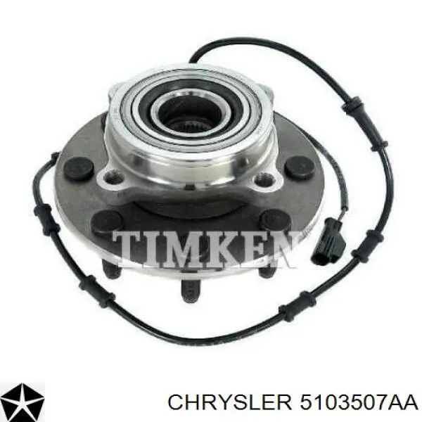 Купить 5103507AA Chrysler Ступица переднего колеса