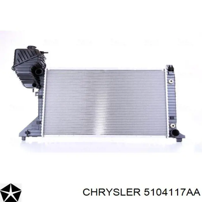 5104117AA Chrysler радиатор